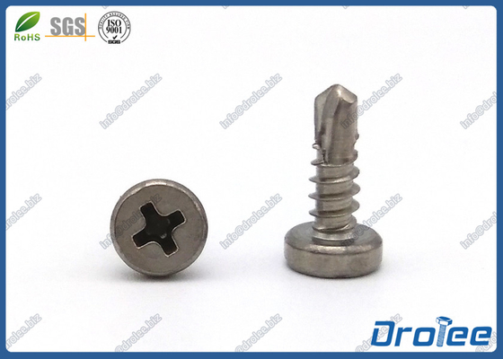 China 304/316/410 Stainless Philips Cheese Head Self Drilling Tek Screws supplier