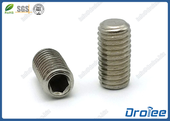 China 304 Stainless Steel M2.5 Metric Flat Point Set Screw supplier