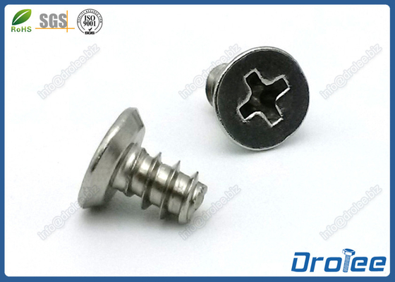 China Philips Flat Undercut Tapping Screw for Plastic Stainless Steel 304/316/18-8 supplier