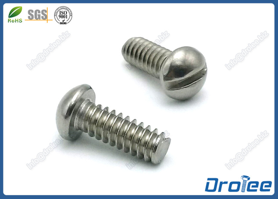 China 18-8 / 304/316 Stainless Steel Slotted Round Head Machine Screw supplier