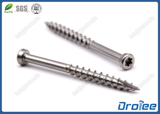 China 18-8/304/410 Stainless Steel Torx Decking Screws, Low Profile Cap Head, Type 17 supplier
