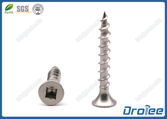 China 304 Stainless Steel Bugle Head Square Robertson Drive Deck Screws supplier