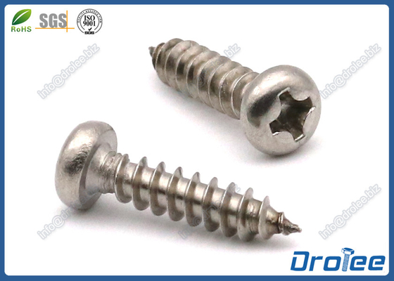 China 304/316/18-8 Stainless Steel Philips Pan Head Self-tapping Sheet Metal Screws supplier