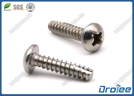 China 304/316/410 Stainless Steel Philips Pan Head Tapping Screw, Type 25 or BT supplier