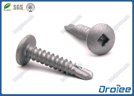 China Disgo Plated 410 Stainless Steel Square Drive Truss Head Self Driling Tek Screw supplier