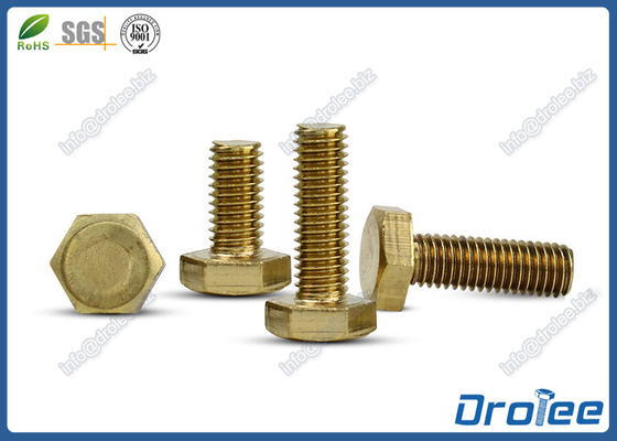 China DIN 933 Brass Metric Hex Bolts supplier