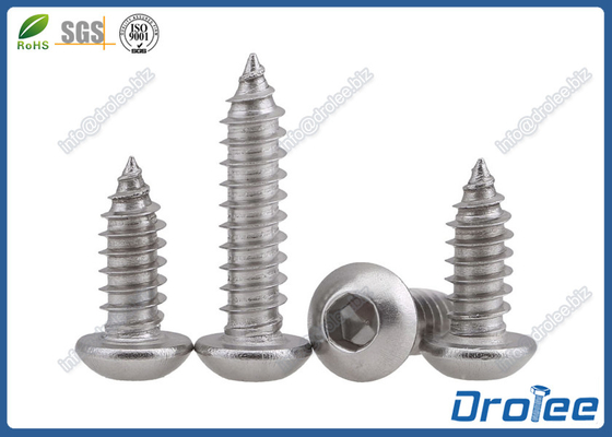 China 304/316 Stainless Steel Button Head Socket Self-tapping Sheet Metal Screws supplier