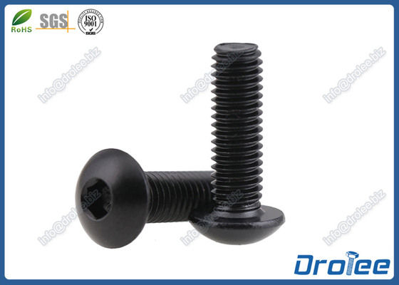 China Black Stainless Steel Button Head Socket Cap Screw supplier
