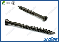 Black Oxide Stainless Steel Square Drive Trim Head Deck Screw Type 17