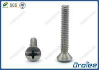 304 / 18-8 Stainless Steel Philips Slotted Oval Head Machine Screws