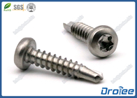 304/18-8/316 Stainless Steel Torx Star Drive Pan Head Self Drilling Metal Screws