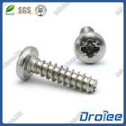 Trilobular Thread Plastite Screws, Pozi Pan Head, Stainless Steel 304/18-8