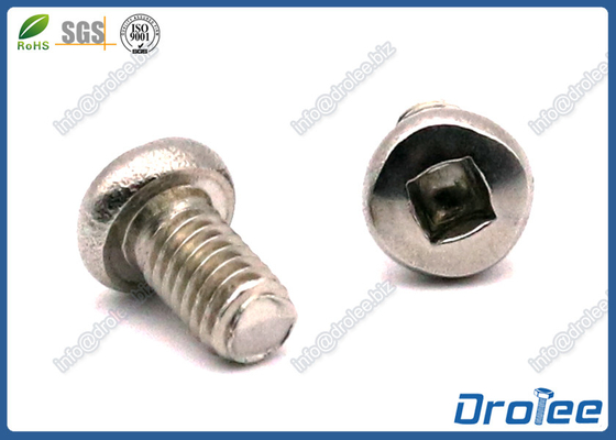 China 304/410/316 Stainless Square Drive Pan Head Thrilobular Thread Forming Screws factory