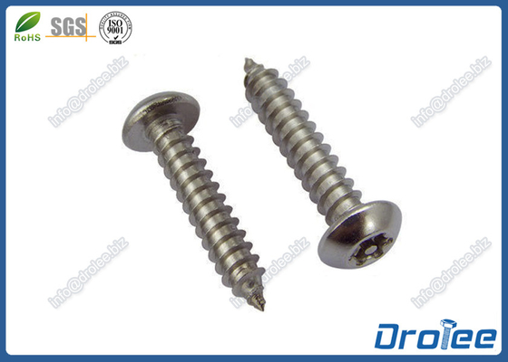 China 18-8 / A2 / 316 Stainless Pin Torx Button Head Tamper Proof Sheet Metal Screws factory