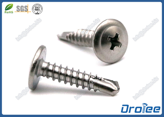 Marine Grade Stainless 316 Philips Modified Truss Head Self Drilling Screws