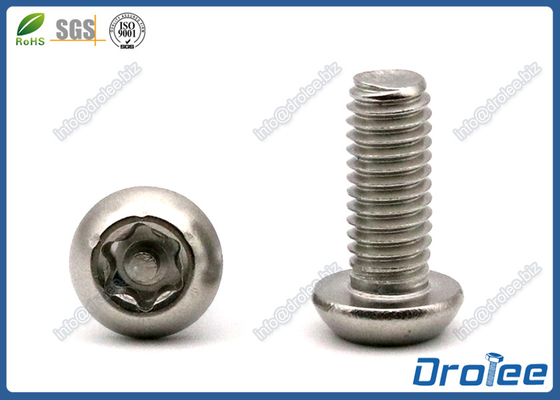 Stainless Steel Button Head Torx Tamper Proof Security Screws