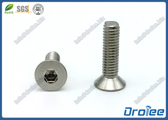 China M2 x 5mm Stainless Steel 316 Flat Socket Head Cap Screw supplier