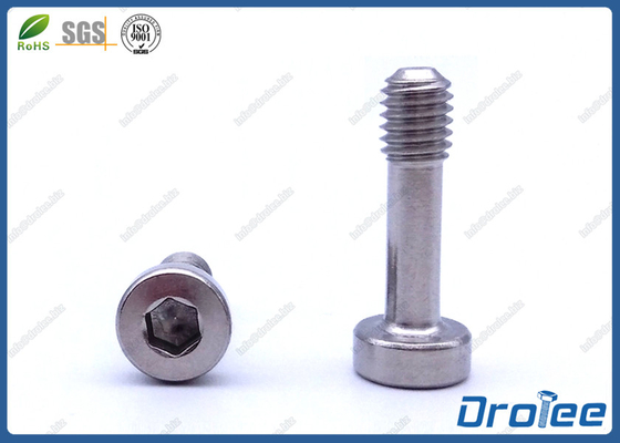 China 304 Stainless Steel M6 Socket Head Captive Screw w/ Low Profile supplier