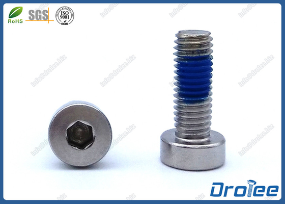 China 304 Stainless Steel Low Profile Socket Head Cap Self-locking Screw supplier