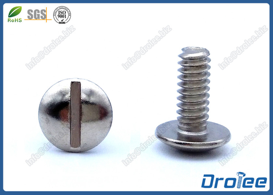 China 304/316 Stainless Steel Metric Truss Head Slotted Head Machine Screw supplier