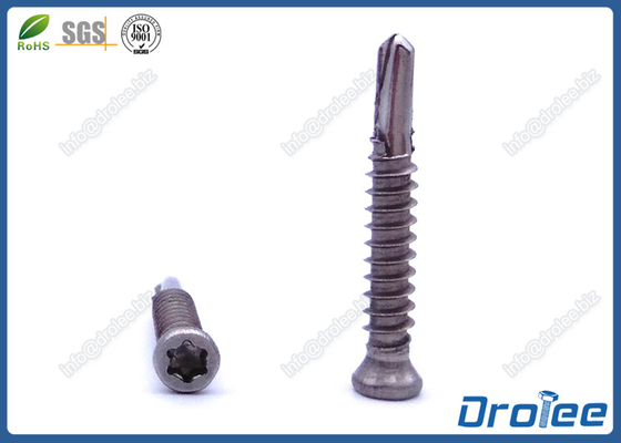 China 304 / 316 Stainless Steel Torx Trim Head Self Drilling Wood Screw supplier
