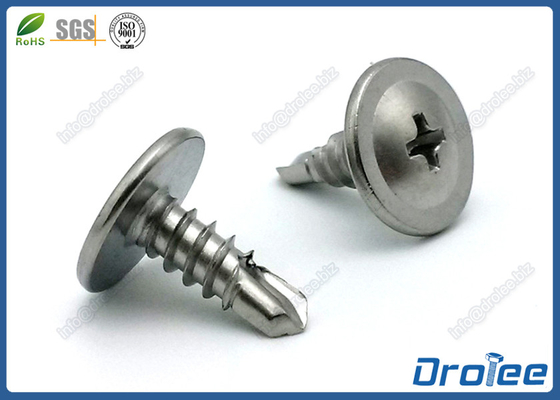China 304/316 Stainless Steel Philips Modified Truss Head Self Drilling Tek Screws supplier