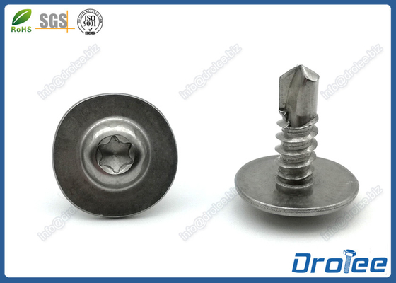 China 18-8/410/316 Stainless Steel Torx Pan Washer Head Self Drilling Tek Screw supplier