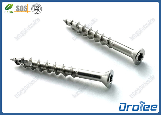 China Torx Coutersunk Head 304/316 Stainless Steel Decking Screw supplier