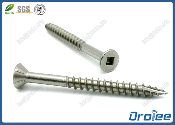 China Countersunk Head Square Drive Marine Grade Stainless Steel 316 Decking Screw supplier
