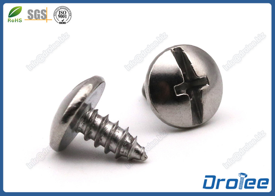 China 304/316 Stainless Steel Philips Slotted Drive Truss Head Sheet Metal Screws supplier