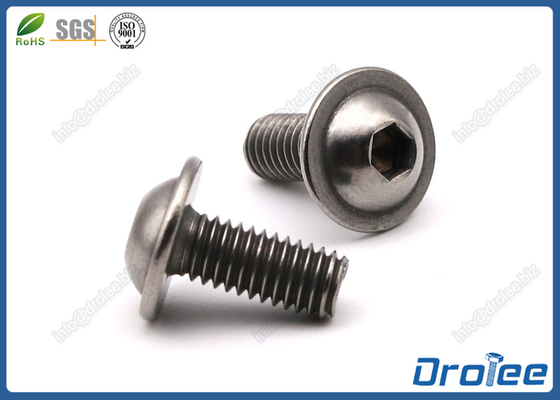 China 304/316/410/18-8 Stainless Steel Hex Drive Flanged Round Washer Head Screws supplier