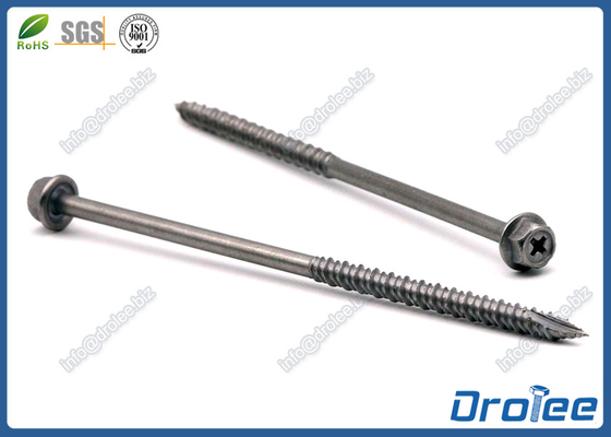 China 410 Stainless Philips Washer Hi-lo Thread Self Piercing Wood Screws, Type 17 supplier