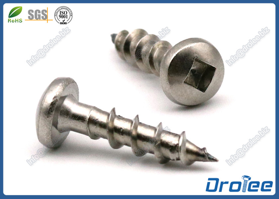 China SS 304/316/410 Square Drive Pan Head Stainless Steel Wood Decking Screw supplier