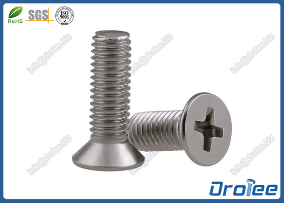 China 18-8 Stainless Steel #10-32 x3/4&quot; Philips Flat Head Machine Screw, Fine Thread supplier