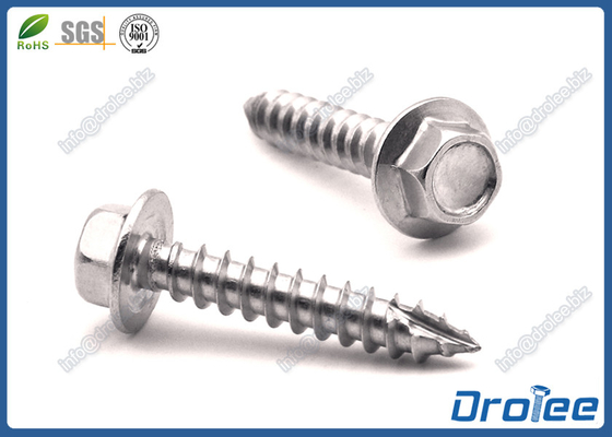 China 304/316 Stainless Steel Hex Flange Head Self-drilling Roofing Screw supplier