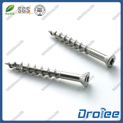 China Stainless Steel 304 Countersunk Head Torx Deck Screw Type 17 supplier