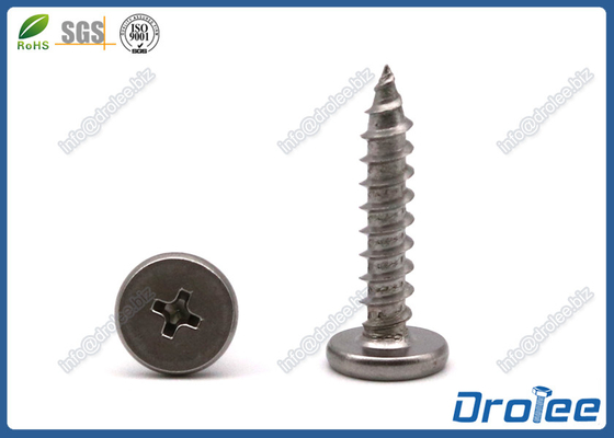 China Metal to Wood Pancake Head Screws Stainless Steel Philips Drive supplier