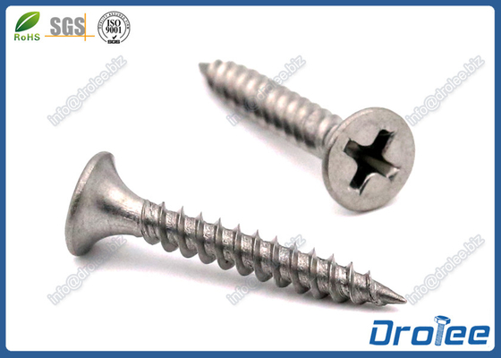 China 304/18-8 Stainless Steel Philips Bugle Head Fine Thread Drywall Screws supplier