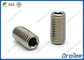 A2 Stainless Steel M4 Socket Set Screw with Flat Point supplier